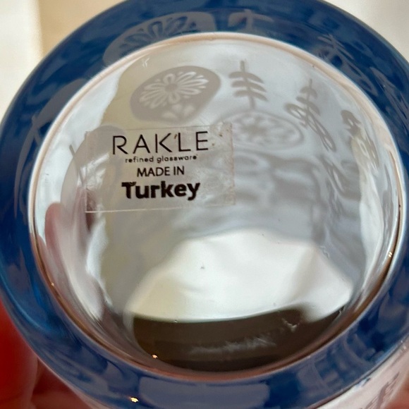 2 NWT Rakle fine glassware, from Turkey, glasses - Picture 4 of 7